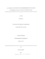 La Floreana:  The History and Commemoration of the First Ecuadorian Colony in the Galápagos Islands