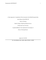 A Team Approach to Comprehensive Pain Assessment in the Skilled Nursing Facility