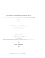 Self-efficacy of Patients with Parkinson's Disease