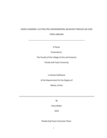 MIXED-SCANNING:  ELICITING PRO-ENVIRONMENTAL BEHAVIOR THROUGH QR CODEFOOD LABELING