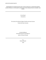 Management of Plantar Fasciitis with a Musculoskeletal Ultrasound Imaging Guided approach of Instrument Assisted Soft Tissue Mobilization in a Runner:  Case Report