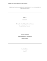 The Impact of Social Media on Depression in 18-34-Year-Olds in the United States