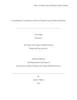 Core Stabilization:  Considerations for Physical Therapists Treating Children with Obesity