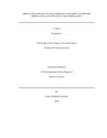 ABIOTIC INFLUENCES ON AND COMMUNITY DYNAMICS OF BENTHIC DINOFLAGELLATE SPECIES IN THE FLORIDA KEYS