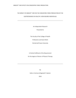 The Impact of Kinesio Tape on the Concentric Force Production of the Gastrocnemius in Healthy, Non-Injured Individuals