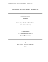 Challenging the Testing Protocol of the BOD POD