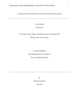 Golf Specific Physical Therapy for Performance and Injury Prevention