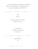 The influence of freshwater inflow on the distribution, abundance, and recruitment of oyster-reef commensal decapods in a Southwest Florida Estuary