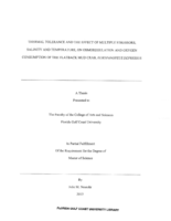 Thermal Tolerance and the Effect of Multiple Stressors, Salinity and Temperature, on Osmoregulation and Oxygen Consumption of the Flatback Mud Crab, Eurypanopeus Depressus