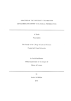 Analysis of the university colloquium:  developing students' ecological perspectives 