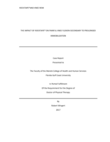 THE IMPACT OF ROCKTAPE® ON PAINFUL KNEE FLEXION SECONDARY TO PROLONGED IMMOBILIZATION