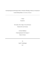 The Hematological and Histological Effects of Maternal Offloading of Mercury in Neonatal and Juvenile Blacktip Sharks (Carcharhinus limbatus)