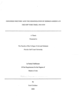 Gendered rhetoric and the demonization of German-America in the New York Times, 1914-1919