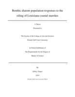 Benthic diatom population responses to the oiling of Louisiana coastal marshes