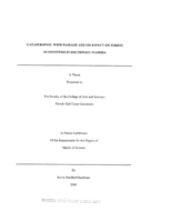Catastrophic wind damage and its effect on forest ecosystems in southwest Florida