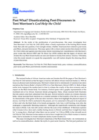Post What? Disarticulating Post-Discourses in Toni Morrison’s God Help the Child