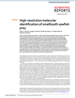 High-resolution molecular identification of smalltooth sawfish prey