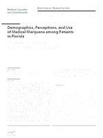 Demographics, Perceptions, and Use of Medical Marijuana among Patients in Florida