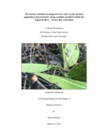 Wet season variation in mangrove tree crab (Aratus pisonii) population characteristics along a salinity gradient within the Imperial River – Estero Bay watershed