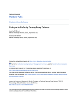 Prologue to Perfectly Parsing Proxy Patterns