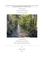 Monitoring the Picayune Strand Restoration Project using Aquatic Macroinvertebrates as Bioindicators