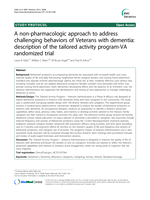 A non-pharmacologic approach to address challenging behaviors of Veterans with dementia: description of the tailored activity program-VA randomized trial