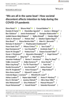 ‘We are all in the same boat’: How societal discontent affects intention to help during the COVID‐19 pandemic