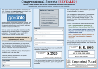 Congressional Secrets Revealed: Teaching College Students How to Find Congressional Information Using govinfo.gov