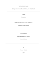 The Isle of Misfit Species Ecology of the invasive Boa on St. Croix, U.S. Virgin Islands