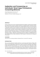 Inattention and Forewarning on Individuals' Smart Apps Permissions-Consenting Behavior