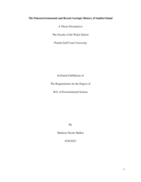 The Paleoenvironmental and Recent Geologic History of Sanibel Island