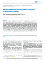 A Framework to Perform Asset Allocation Based on Partitional Clustering