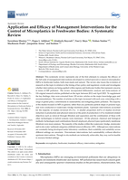 Application and Efficacy of Management Interventions for the Control of Microplastics in Freshwater Bodies: A Systematic Review