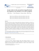 A case study on the perceptions of professional development unit members at an EFL program