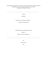 Assessing Metal Concentrations in Continuous Cores L63N and C38S from the Lake Okeechobee Watershed Restoration Project Aquifer Storage and Recovery Wells:  Implications for Optimal Flow Zones