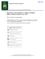 Degrowth or Class Struggle? A Critique of Matthew Huber’s Climate Change as Class War
