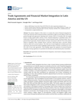 Trade Agreements and Financial Market Integration in Latin America and the US
