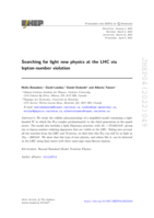 Searching for light new physics at the LHC via lepton-number violation