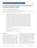 The economic case for US hospitals to revise their approach to heart failure readmission reduction