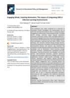 Engaging Minds, Inspiring Motivation: The Impact of Integrating OER in Informal Learning Environments