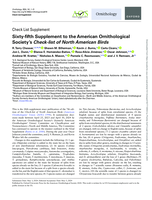 Sixty-fifth Supplement to the American Ornithological Society's Check-list of North American Birds