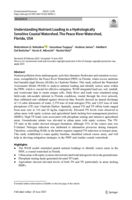 Understanding Nutrient Loading in a Hydrologically Sensitive Coastal Watershed. The Peace River Watershed, Florida, USA