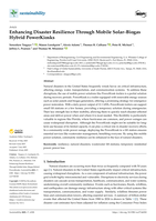 Enhancing Disaster Resilience Through Mobile Solar–Biogas Hybrid PowerKiosks