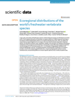 Ecoregional distributions of the world's freshwater vertebrate species
