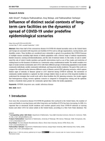 Influence of distinct social contexts of long-term care facilities on the dynamics of spread of COVID-19 under predefine epidemiological scenarios