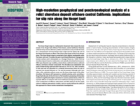High-resolution geophysical and geochronological analysis of a relict shoreface deposit offshore central California: Implications for slip rate along the Hosgri fault
