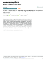Earth's core could be the largest terrestrial carbon reservoir