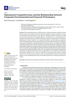 Operational Competitiveness and the Relationship between Corporate Environmental and Financial Performance
