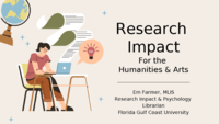Research Impact for the Humanities & Arts