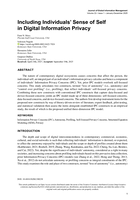 Including Individuals' Sense of Self in Digital Information Privacy